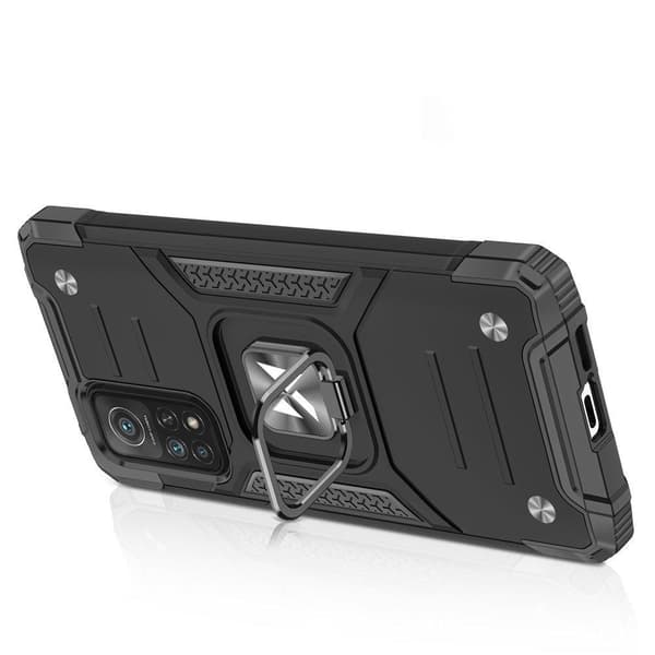 Wozinsky Ring Armor Kickstand Skal Galaxy A72 - Svart