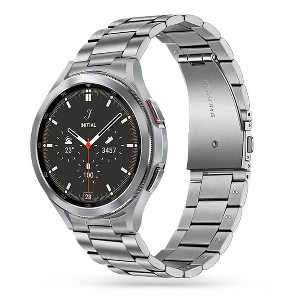 Tech-Protect Stainless Galaxy Watch 4/5/5 Pro (40/42/44/46 mm) - Silver