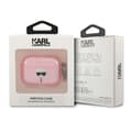 Miniatyrbild 3 av 3: Karl Lagerfeld Glitter Karl`s Head Skal Airpods Pro - Rosa