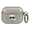 Miniatyrbild 1 av 3: Karl Lagerfeld Glitter Karl`S Head Skal Airpods Pro - Svart