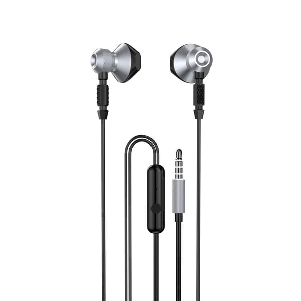 Dudao In-Ear Metal Hörlurar 3.5mm Mini Jack - Grå