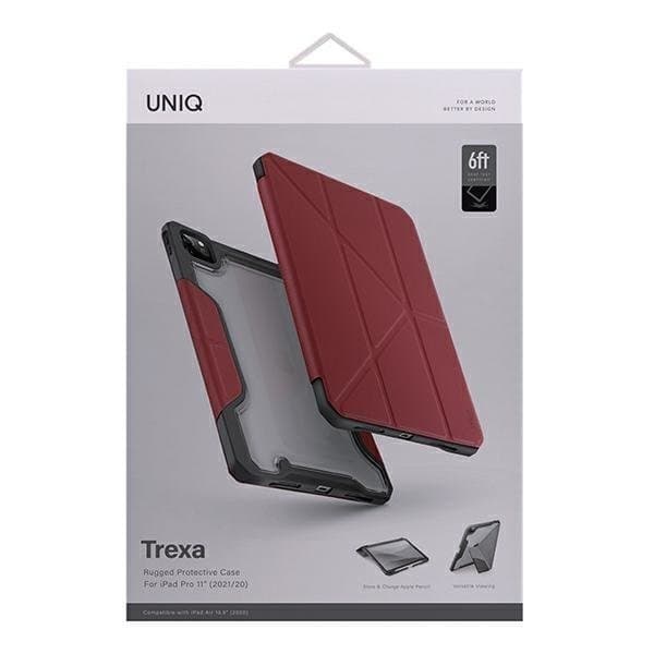 Uniq Trexa Antimicrobial Fodral iPad Pro 11 2021 / 2020 - Röd