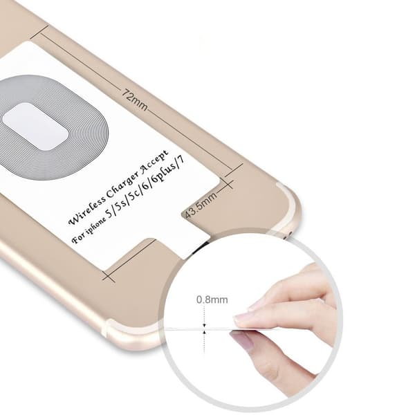 Choetech Qi Trådlös Adapter - Lightning - Vit