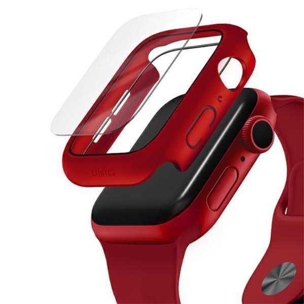 Uniq Nautic Skal Apple Watch 4 / 5 / 6 / Se 44mm - Röd