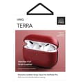 Miniatyrbild 3 av 3: UNIQ Terra Äkta Läder Airpods Pro Fodral - Röd