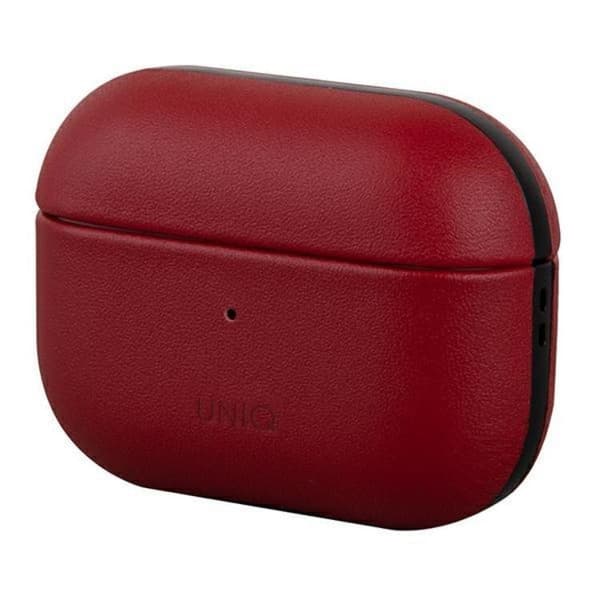 UNIQ Terra Äkta Läder Airpods Pro Fodral - Röd