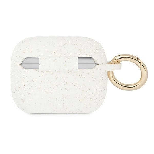 Guess Silicone Glitter Skal AirPods Pro - Vit