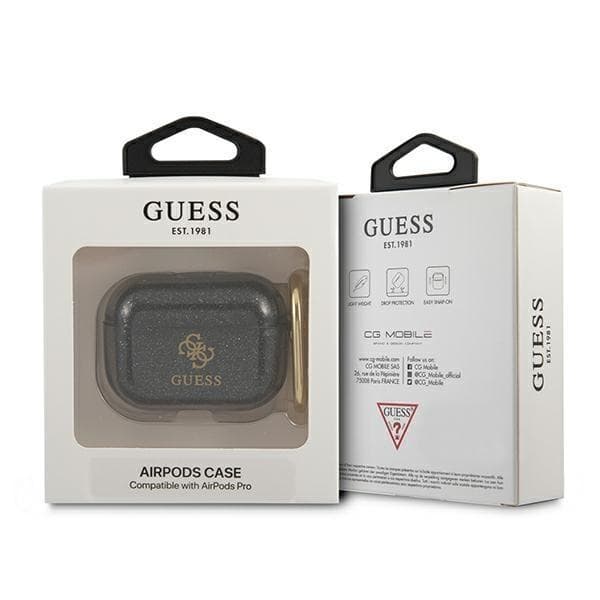 Guess Glitter Collection Skal AirPods Pro - Svart