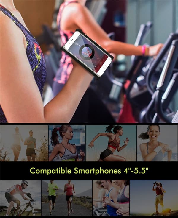 Floveme 5.5'' Sports Handband - Svart