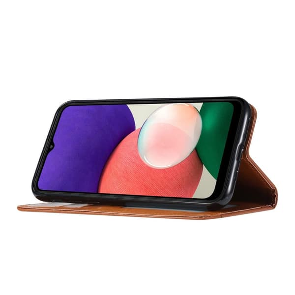 Samsung Galaxy A22 5G Lommebok-deksel - Svart