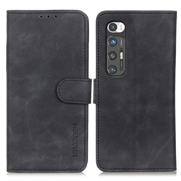KHAZNEH Vintage Wallet Case for Xiaomi Mi 10s - Black