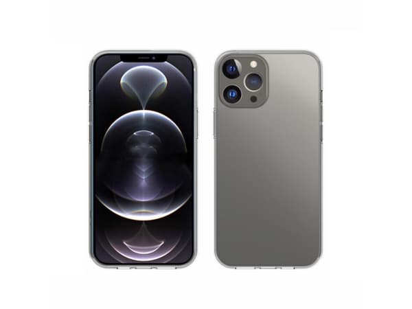 eSTUFF - Baksidedeksel for mobiltelefon - termoplast-polyuretan (TPU) - blank - for Apple iPhone 13 Pro Max