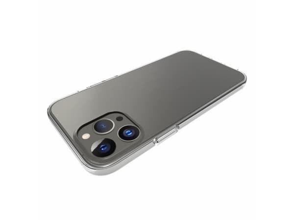 eSTUFF - Baksidedeksel for mobiltelefon - termoplast-polyuretan (TPU) - blank - for Apple iPhone 13 Pro Max