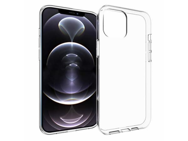 eSTUFF - Baksidedeksel for mobiltelefon - termoplast-polyuretan (TPU) - blank - for Apple iPhone 13 Pro Max