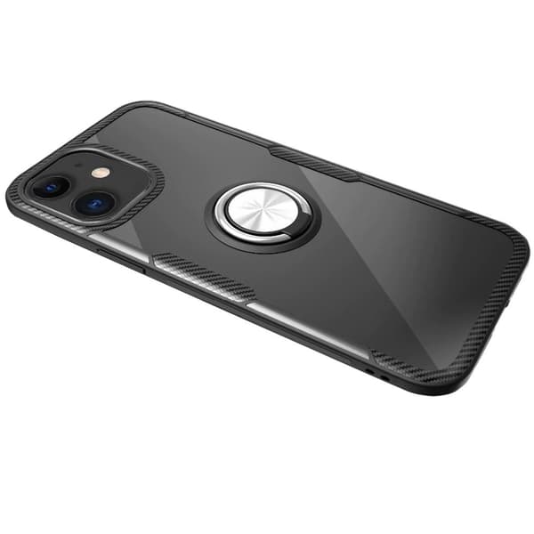 Smidigt Skal med Ringhållare LEMAN - iPhone 12