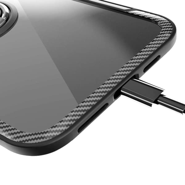 Smidigt Skal med Ringhållare LEMAN - iPhone 12