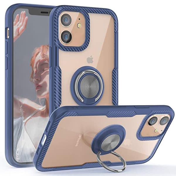 Smidigt Skal med Ringhållare LEMAN - iPhone 12