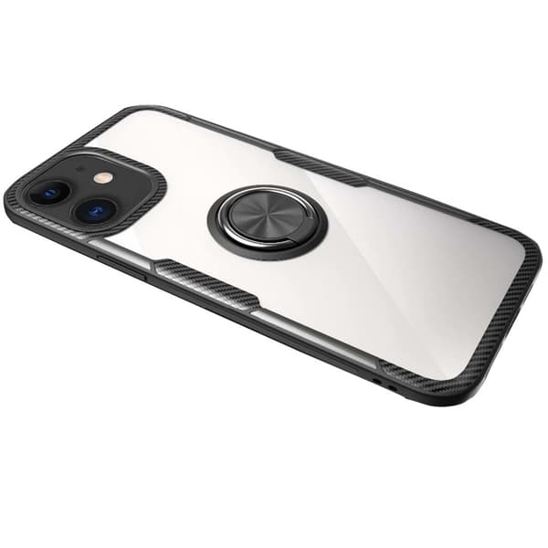 Smidigt Skal med Ringhållare LEMAN - iPhone 12