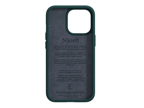 Njord byELEMENTS Jörð, Etui, Apple, iPhone 13 Pro, 15,5 cm (6.1"), Grønn