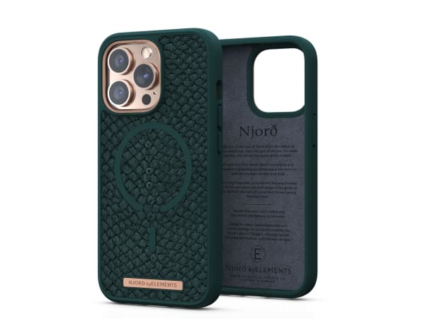 Njord byELEMENTS Jörð, Etui, Apple, iPhone 13 Pro, 15,5 cm (6.1"), Grønn