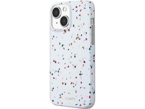 Uniq Etui UNIQ Coehl Terrazzo Apple iPhone 13 biały/natural white