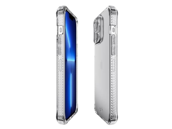 ITSKINS Level 2 Spectrum // Clear Antimicrobial - Beskyttende deksel for mobiltelefon - for Apple iPhone 12 Pro Max, 13 Pro Max