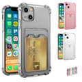 Miniatyrbillede 1 af 11: iPhone 13 - Card Cover / Beskyttelse Transparent