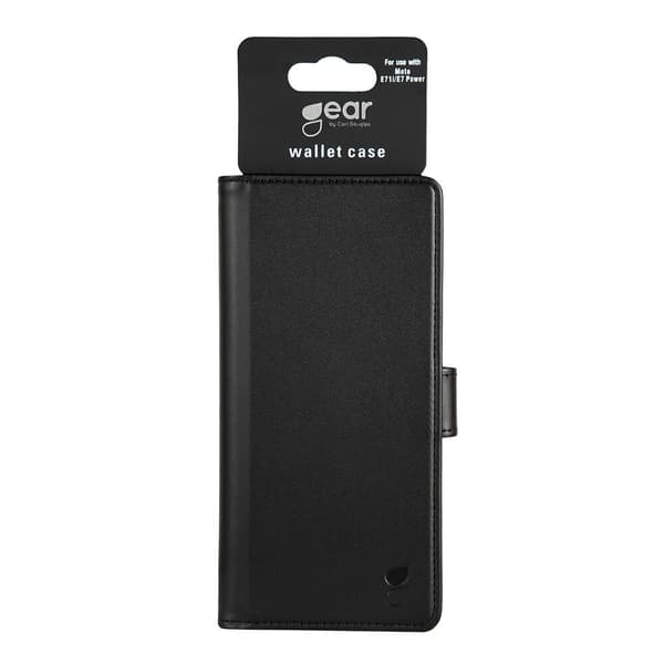 GEAR Plånboksväska Svart till Motorola Moto E7i/E7i Power