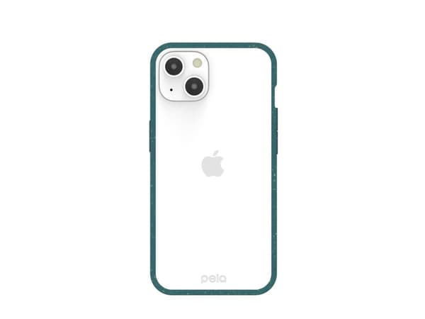 Pela Clear - Miljøvennlig iPhone 13-deksel - Grønn