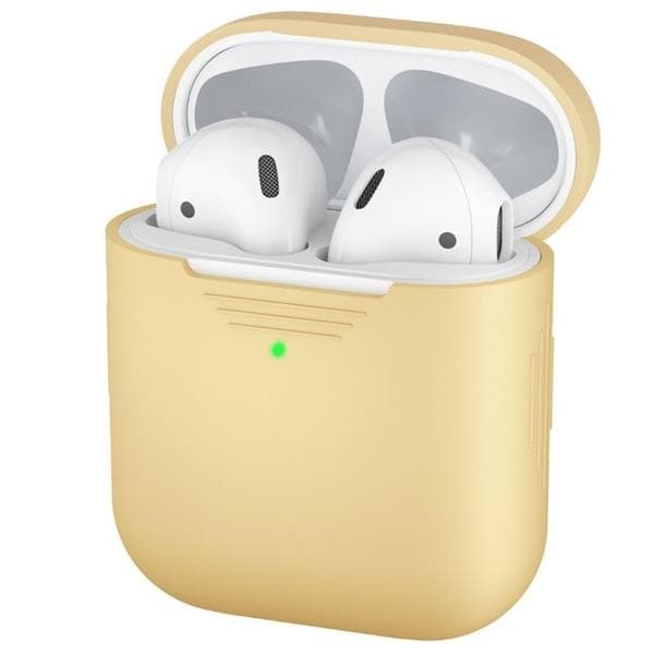 PodSkinz - Skyddande silikonfodral för dina Airpods - Pastelgul