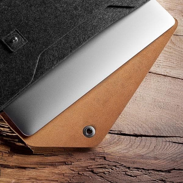 Mujjo Datorfodral 12'' - Premium- för MacBook äkta läder