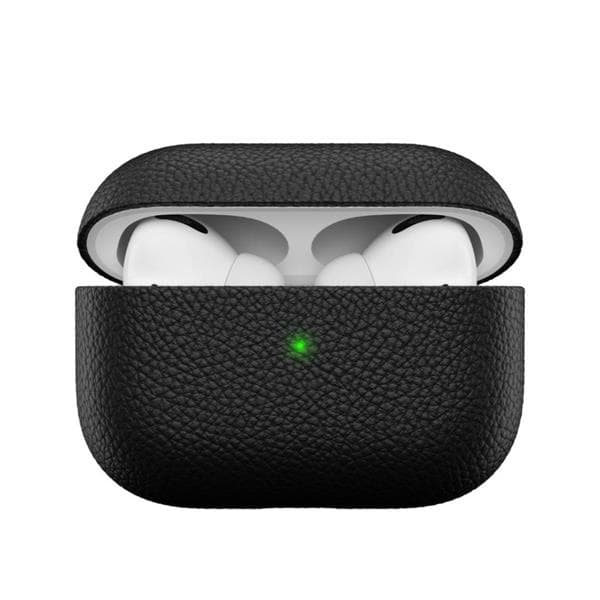 PodSkinz Artisan - Handgjort Läderfodral för dina Airpods Pro - Svart