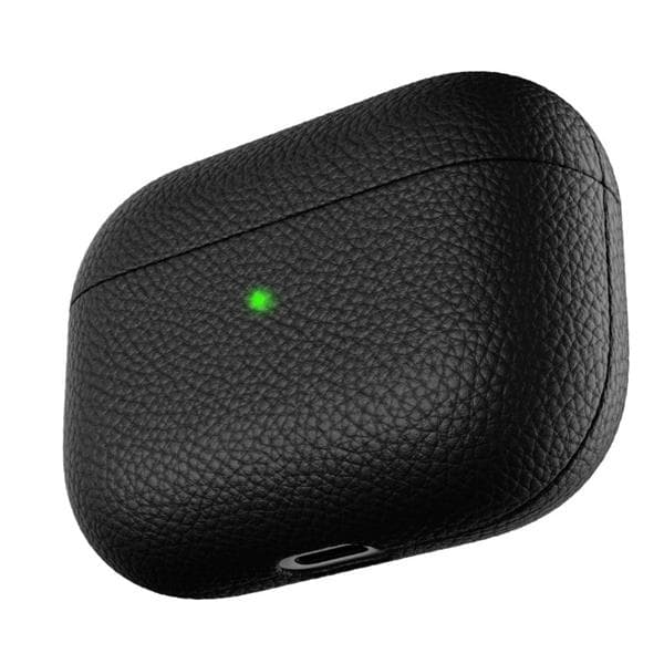 PodSkinz Artisan - Handgjort Läderfodral för dina Airpods Pro - Svart