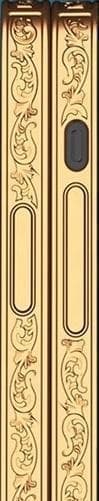 Miniatyrbild 2 av 3: iPhone 13 Pro Max Lyx glas-skal guld barock elegant rosa rokoko
