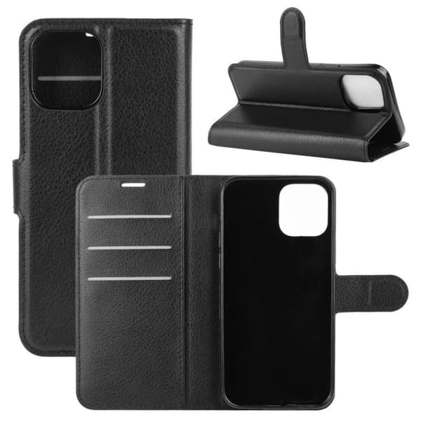 Plånboksfodral iPhone 13 Mini - Svart