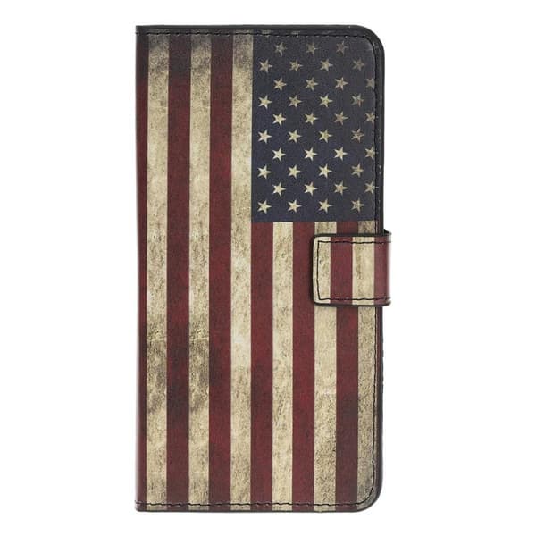 Plånboksfodral iPhone 13 Pro - Flagga USA