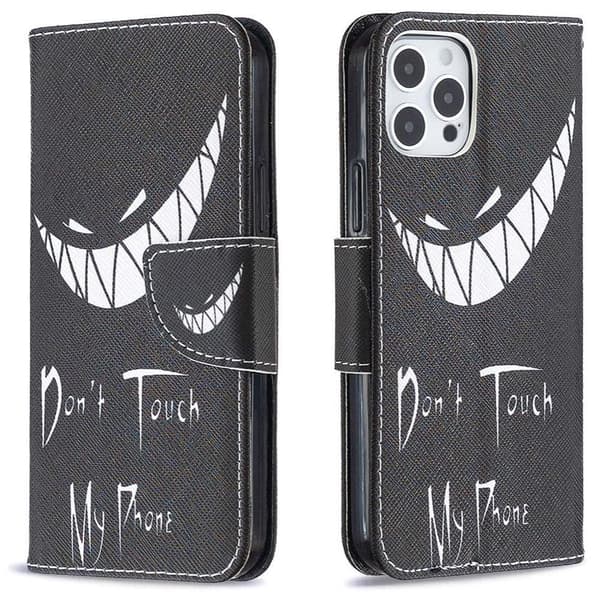 Plånboksfodral iPhone 13 Pro Max –  Don’t Touch My Phone