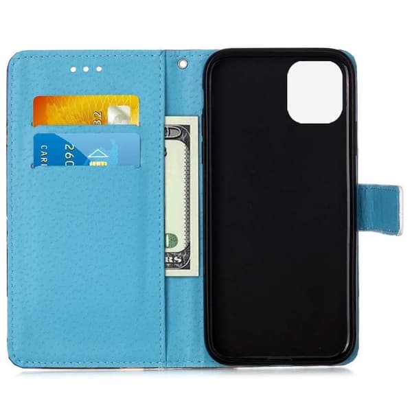 Plånboksfodral iPhone 13 Mini – Blå Mandala