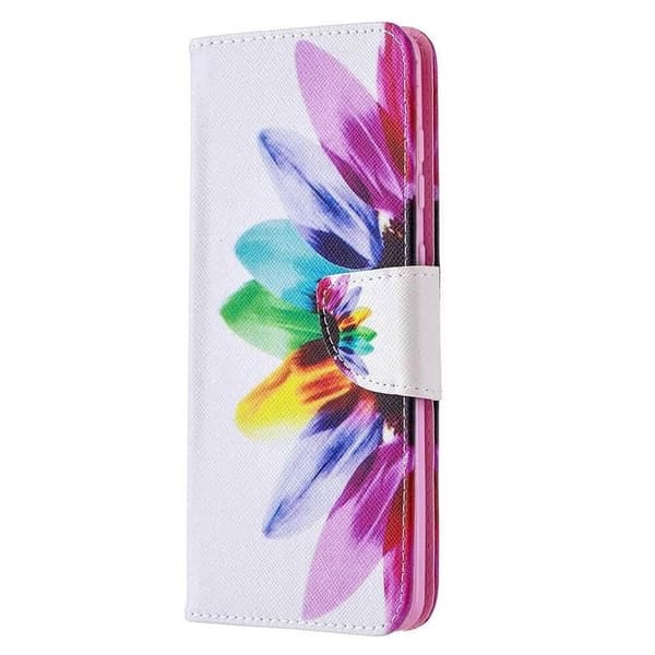 Plånboksfodral iPhone 13 – Färgglad Blomma