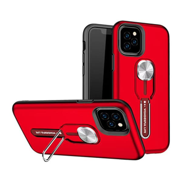 iPhone 12 Pro - Exklusivt Stötdämpande Skal med Hållare