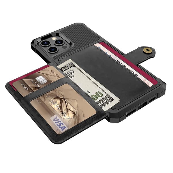 Stilsäkert Skal med Kortfack - iPhone 13 Pro Max