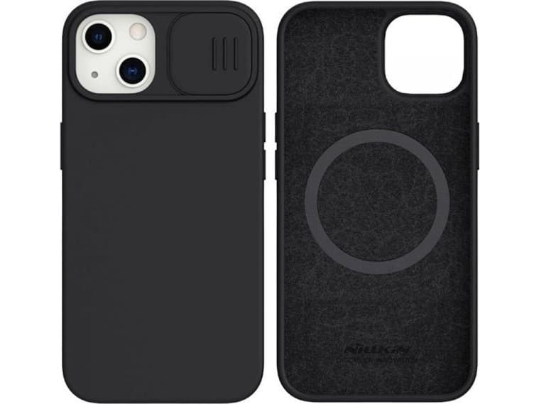 Nillkin Nillkin CamShield Silky Magnetic - Apple iPhone 13 Case with Camera Cover (Elegant Black)