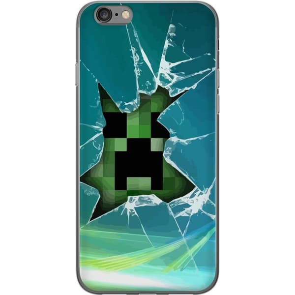 Apple iPhone 6s Genomskinligt Skal MineCraft