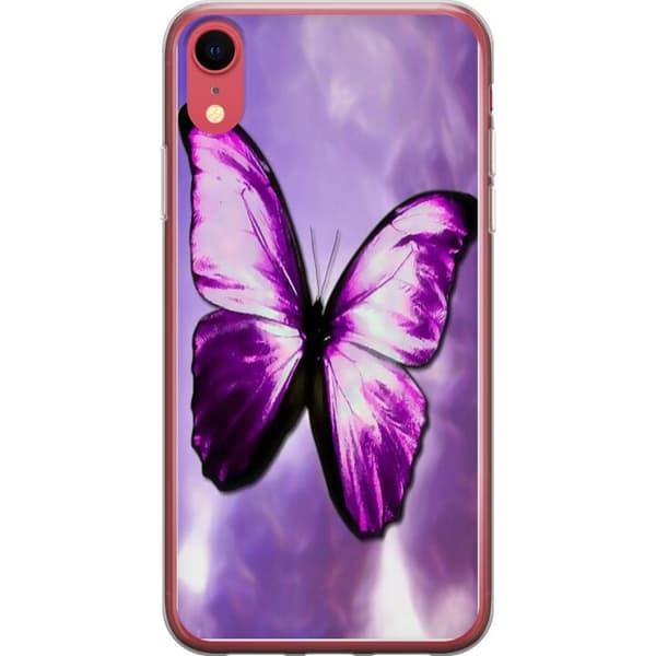 Apple iPhone XR Läpinäkyvä kuori Perhonen