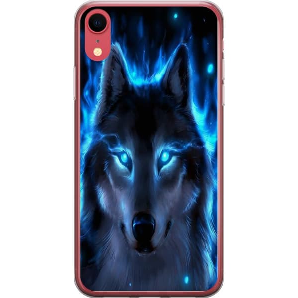 Apple iPhone XR Läpinäkyvä kuori Susi