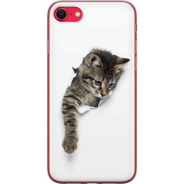 Apple iPhone 8 Gjennomsiktig deksel Katt