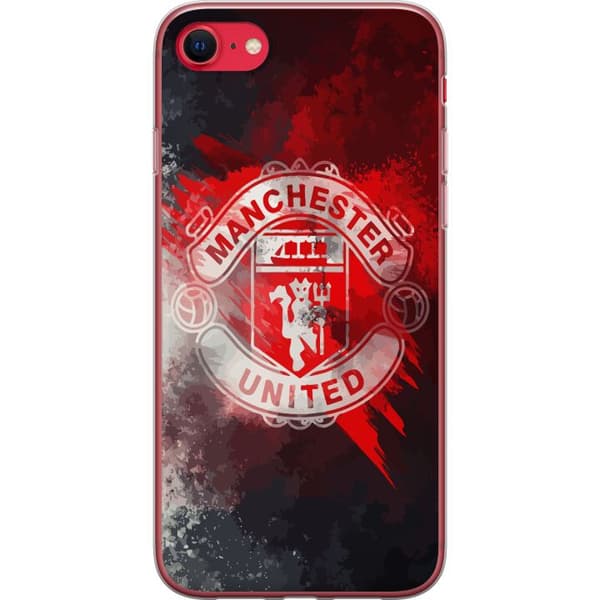 Apple iPhone 8 Läpinäkyvä kuori Manchester United FC