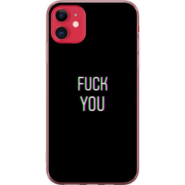 Apple iPhone 11 Gjennomsiktig deksel Faen deg