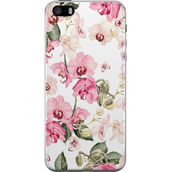 Apple iPhone SE (2016) Gennemsigtig cover Blomster