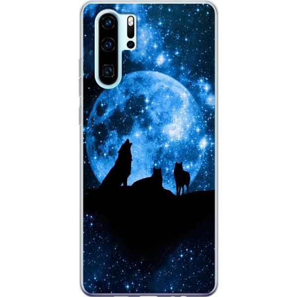 Huawei P30 Pro Genomskinligt Skal Varg